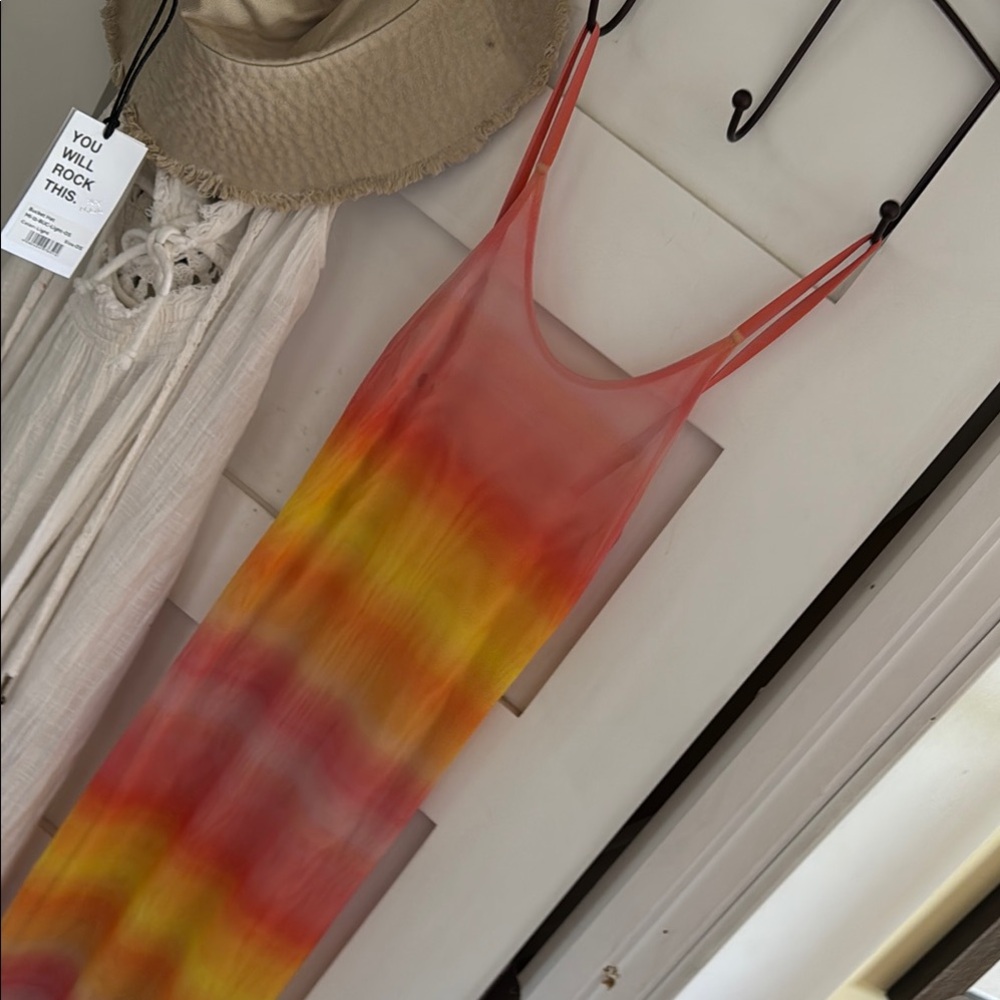 Skatie Red and Yellow Maxi Dress